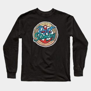 Anchored in Port Stanley Long Sleeve T-Shirt